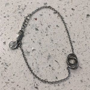 MICHAEL KORS silver and pave bracelet